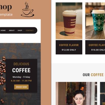 Clean Coffee Newsletter Templates 341320