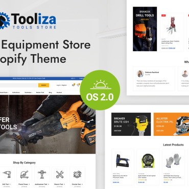 Tools Hand Shopify Themes 341322