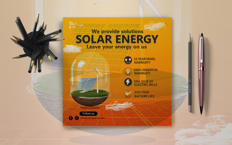 Renewable Solar Energy Flyer Template - Another Template