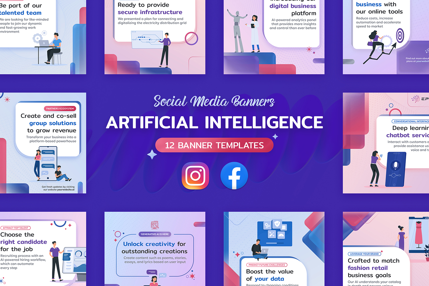 Artificial Intelligence - AI Banner Templates