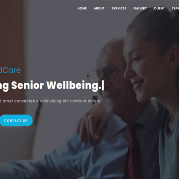 Care Home Landing Page Templates 341436