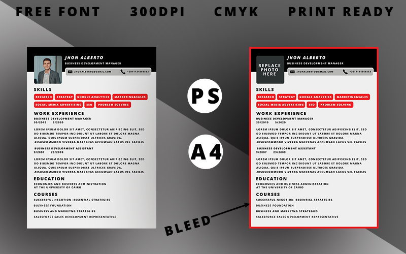 Jhon Alberto Resume Template