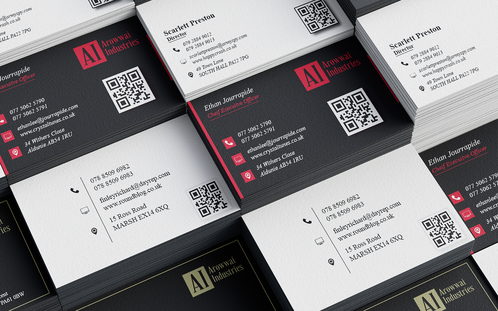 Bundle of Business Card Templates - Visiting Card Templates