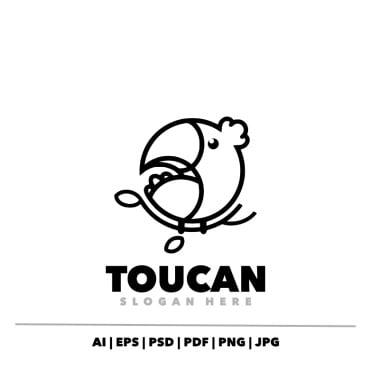 <a class=ContentLinkGreen href=/fr/logo-templates.html>Logo Templates</a></font> outligne toucan 341532