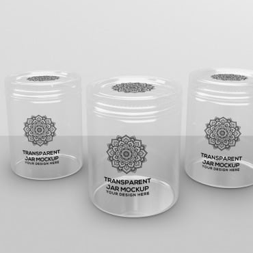 Glass Transparent Product Mockups 341676