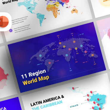 Region World PowerPoint Templates 341716