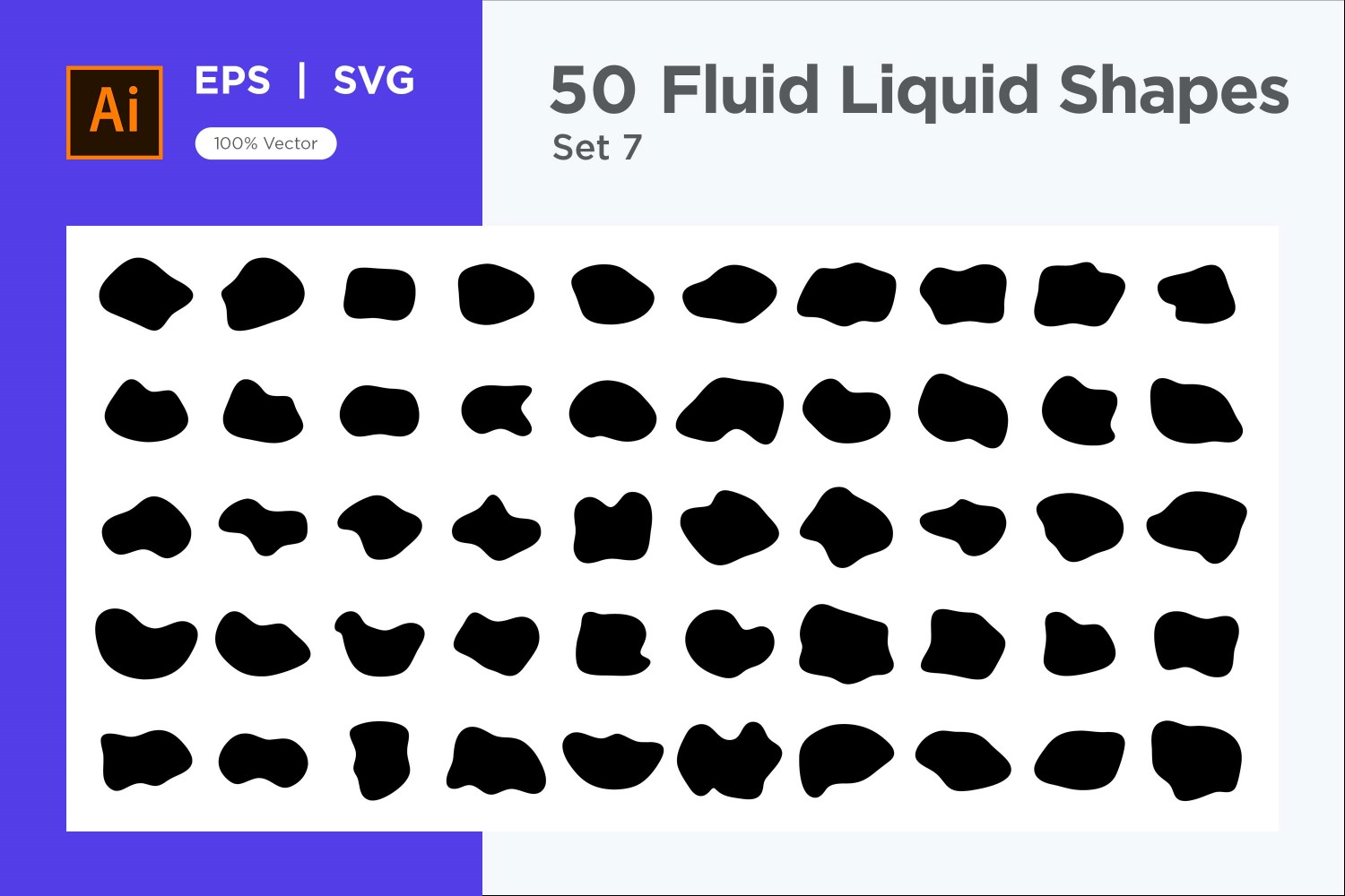 Fluid Liquid Shape V1 50 SET 7