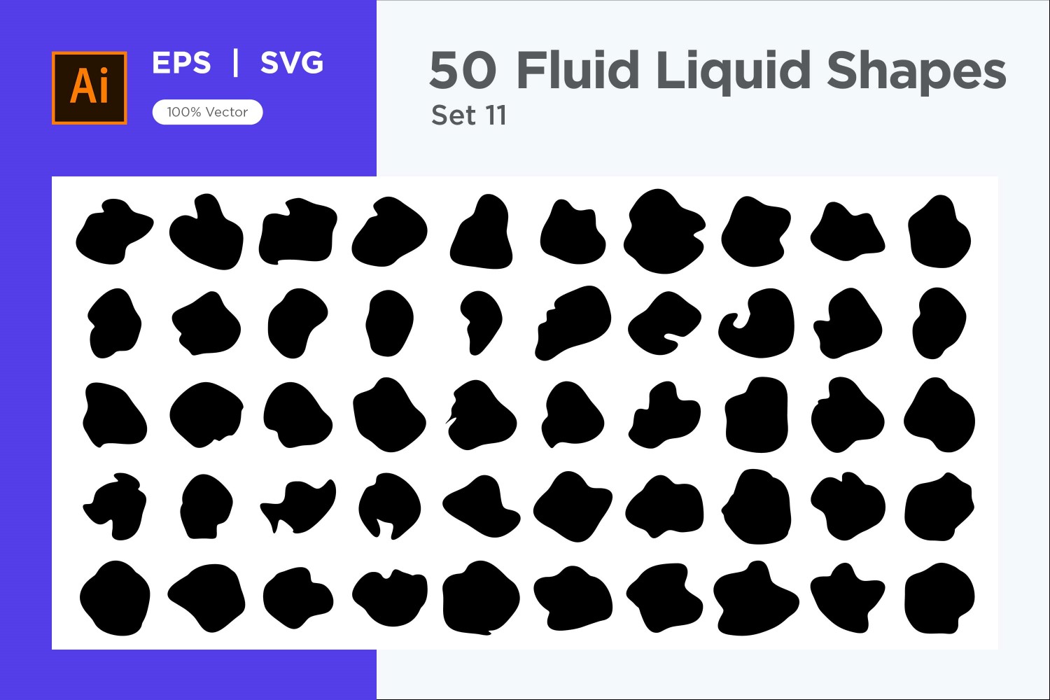 Fluid Liquid Shape V1 50 SET 11