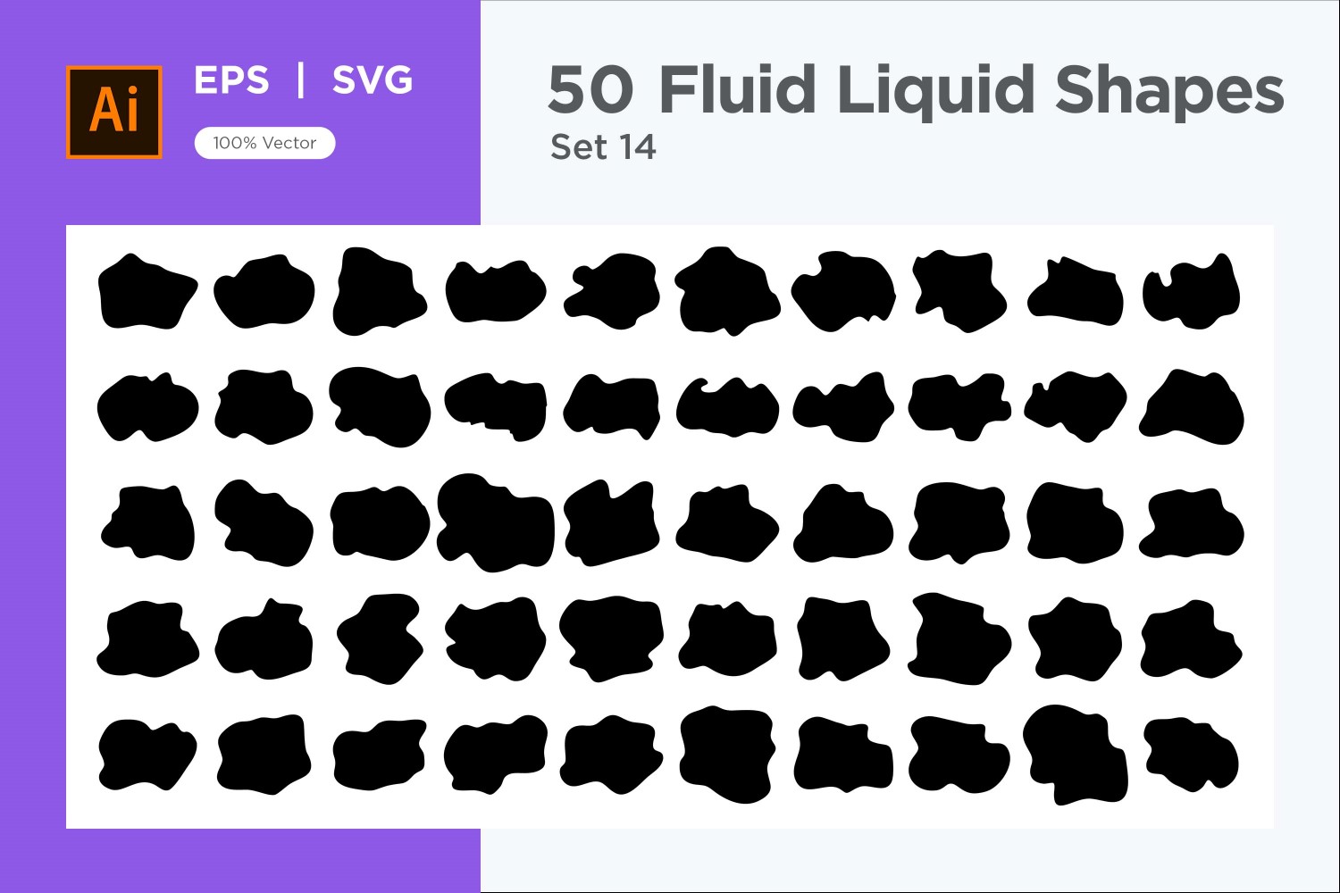 Fluid Liquid Shape V1 50 SET 14