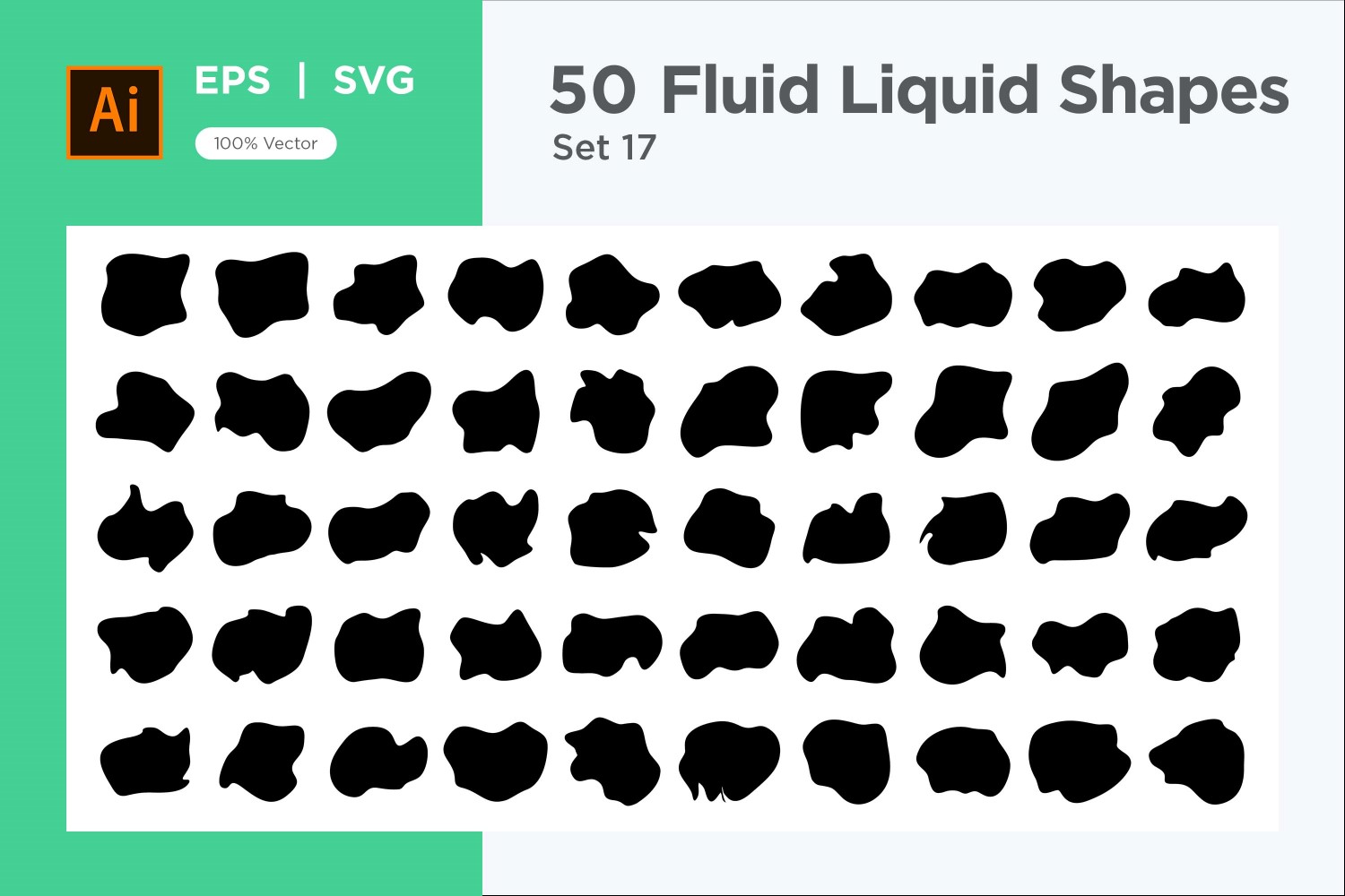 Fluid Liquid Shape V1 50 SET 17