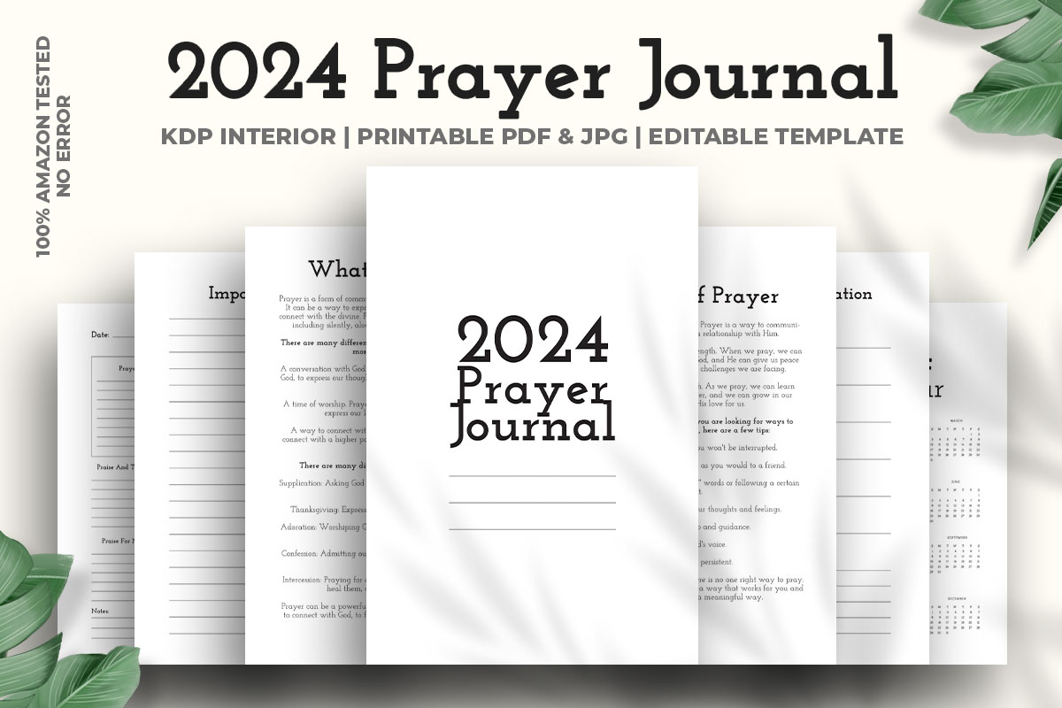 2024 Prayer Journal Kdp Interior