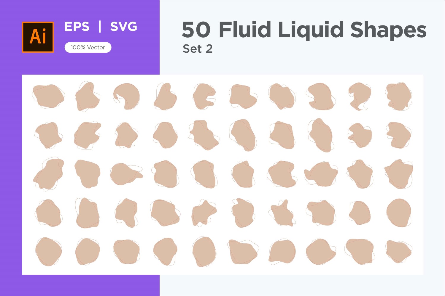 Fluid Liquid Shape V2 50 SET 2