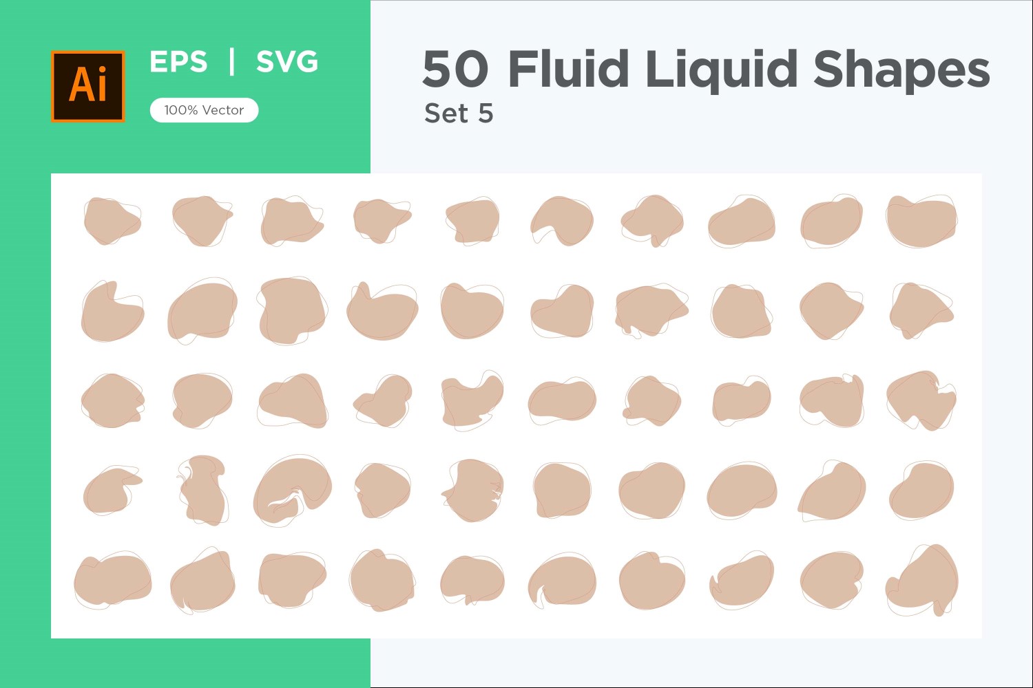 Fluid Liquid Shape V2 50 SET 5