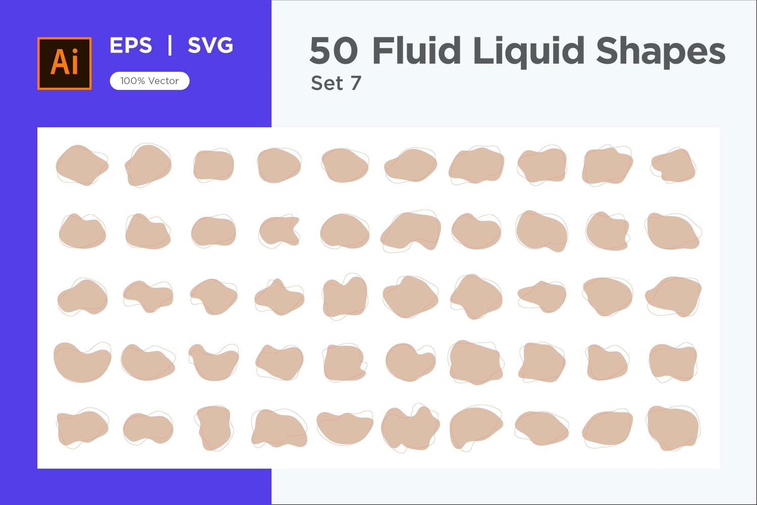 Fluid Liquid Shape V2 50 SET 7