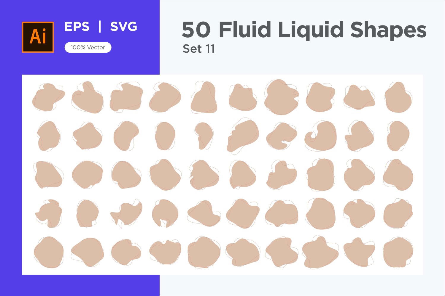 Fluid Liquid Shape V2 50 SET 11