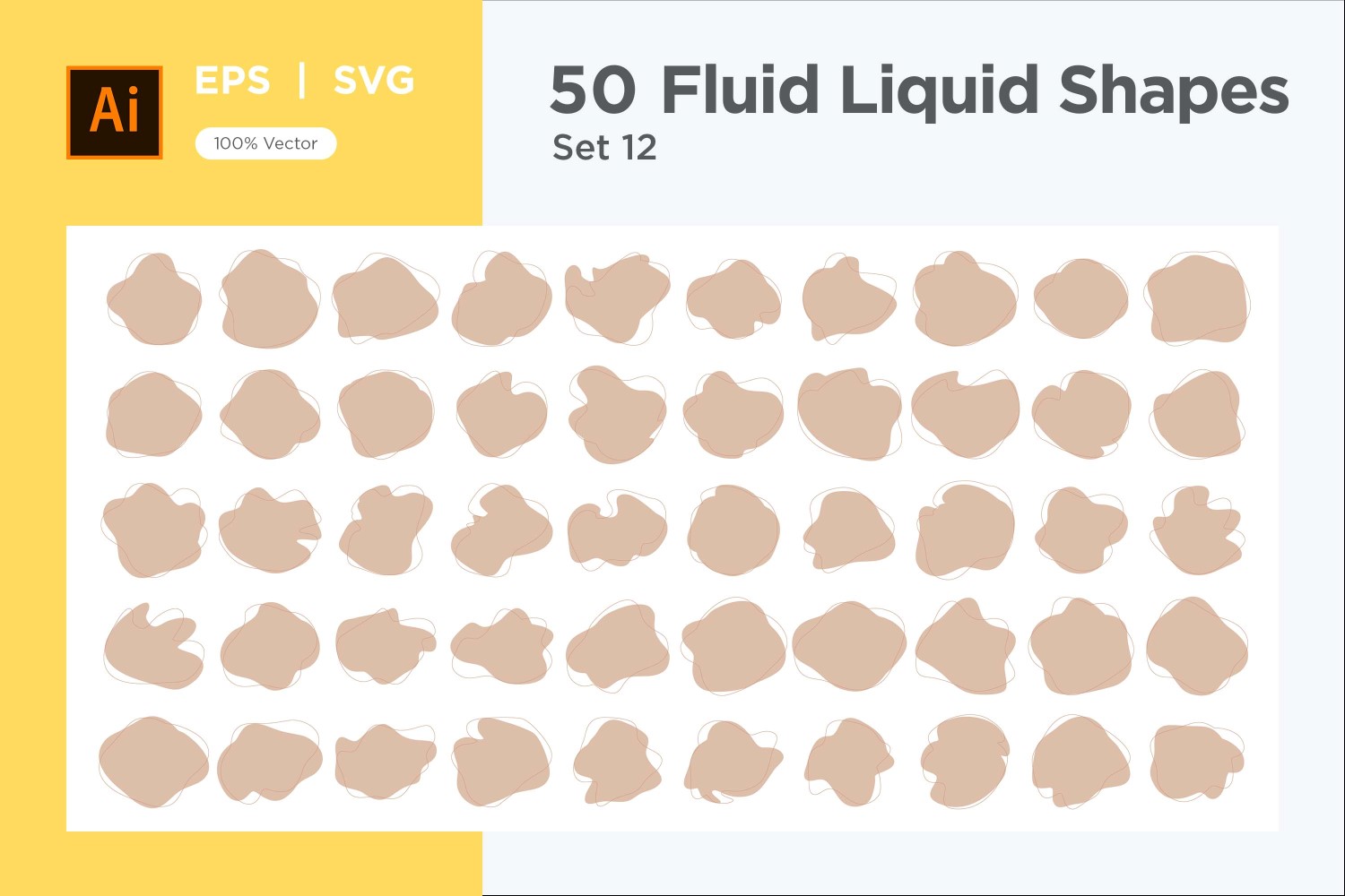 Fluid Liquid Shape V2 50 SET 12