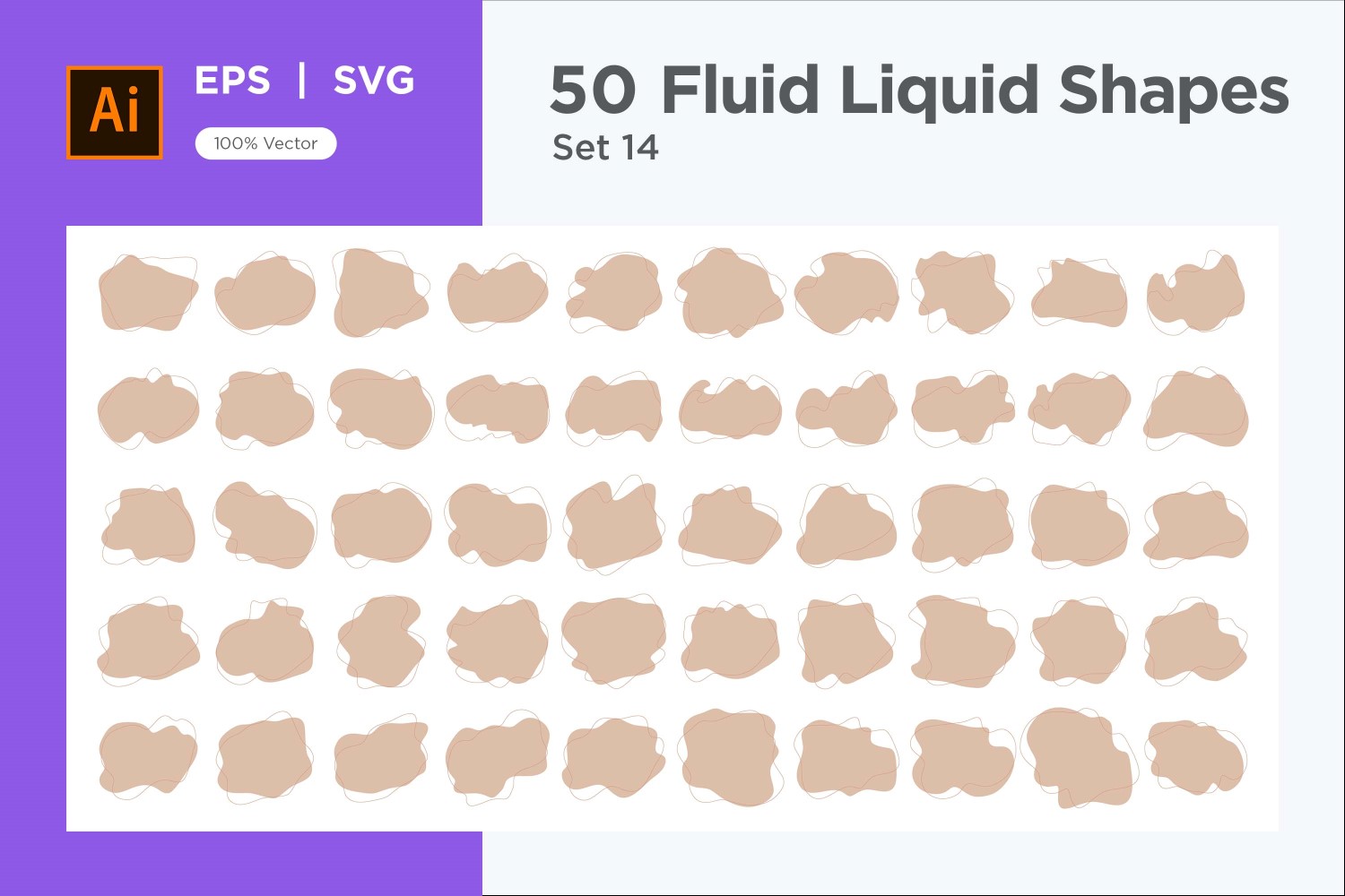 Fluid Liquid Shape V2 50 SET 14