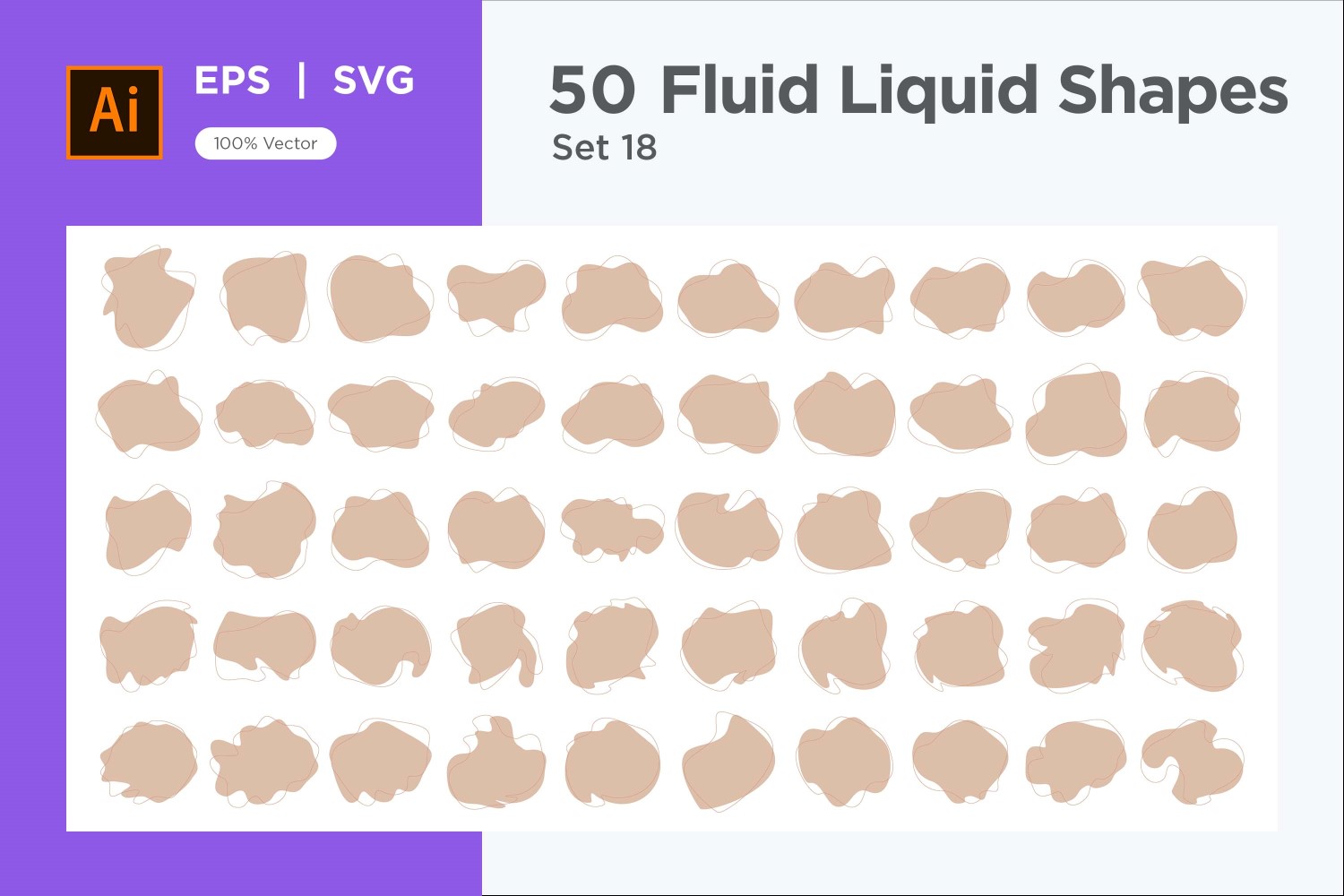 Fluid Liquid Shape V2 50 SET 18