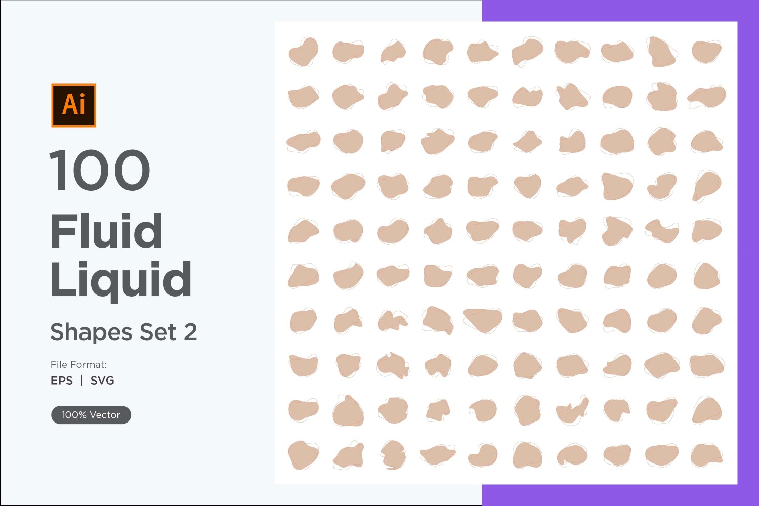 Fluid Liquid Shape V2 100 SET 2