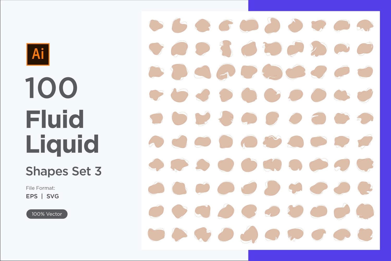 Fluid Liquid Shape V2 100 SET 3