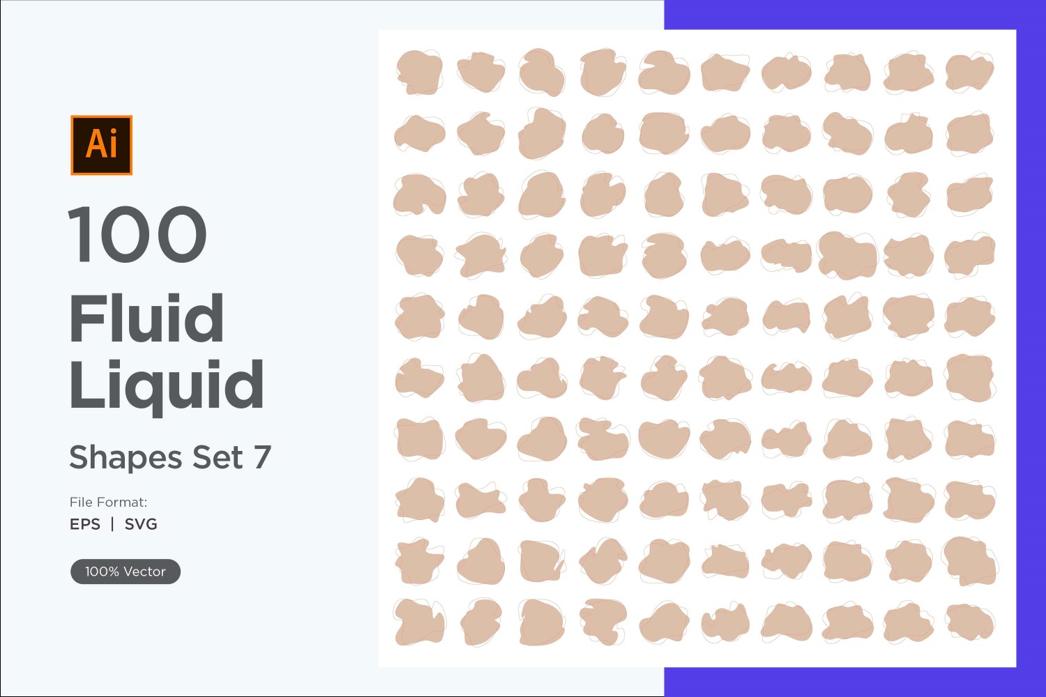 Fluid Liquid Shape V2 100 SET 7