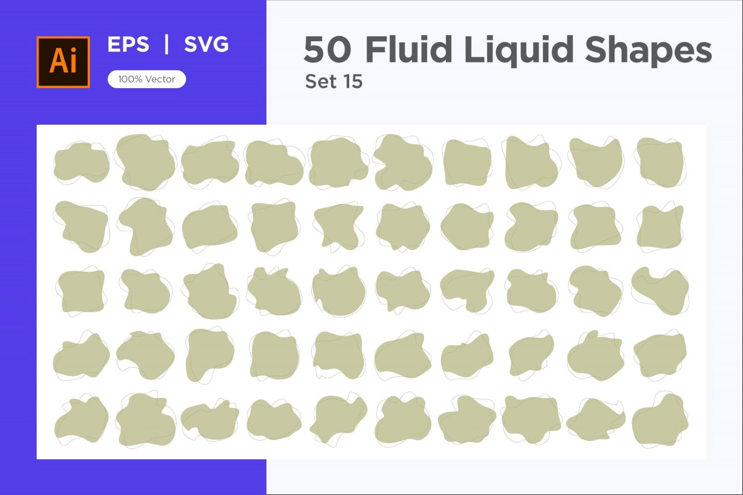 Fluid Liquid Shape V3 50 SET 15