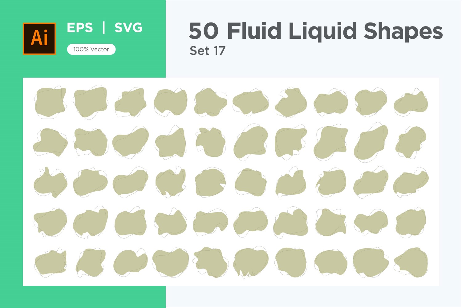 Fluid Liquid Shape V3 50 SET 17