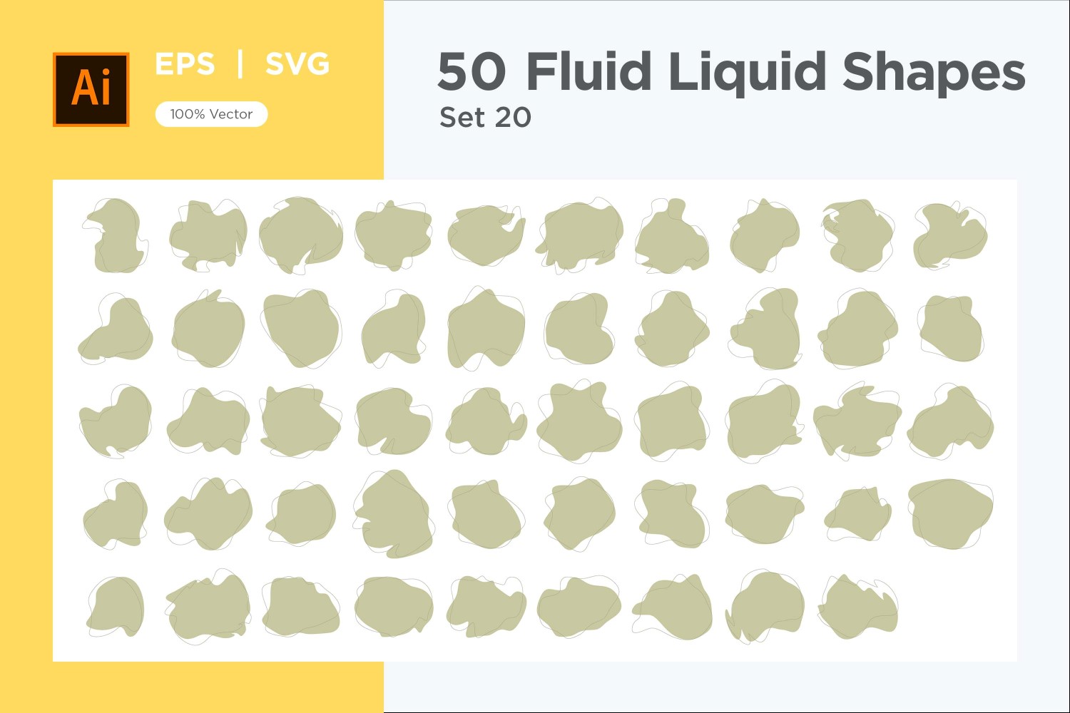 Fluid Liquid Shape V3 50 SET 20