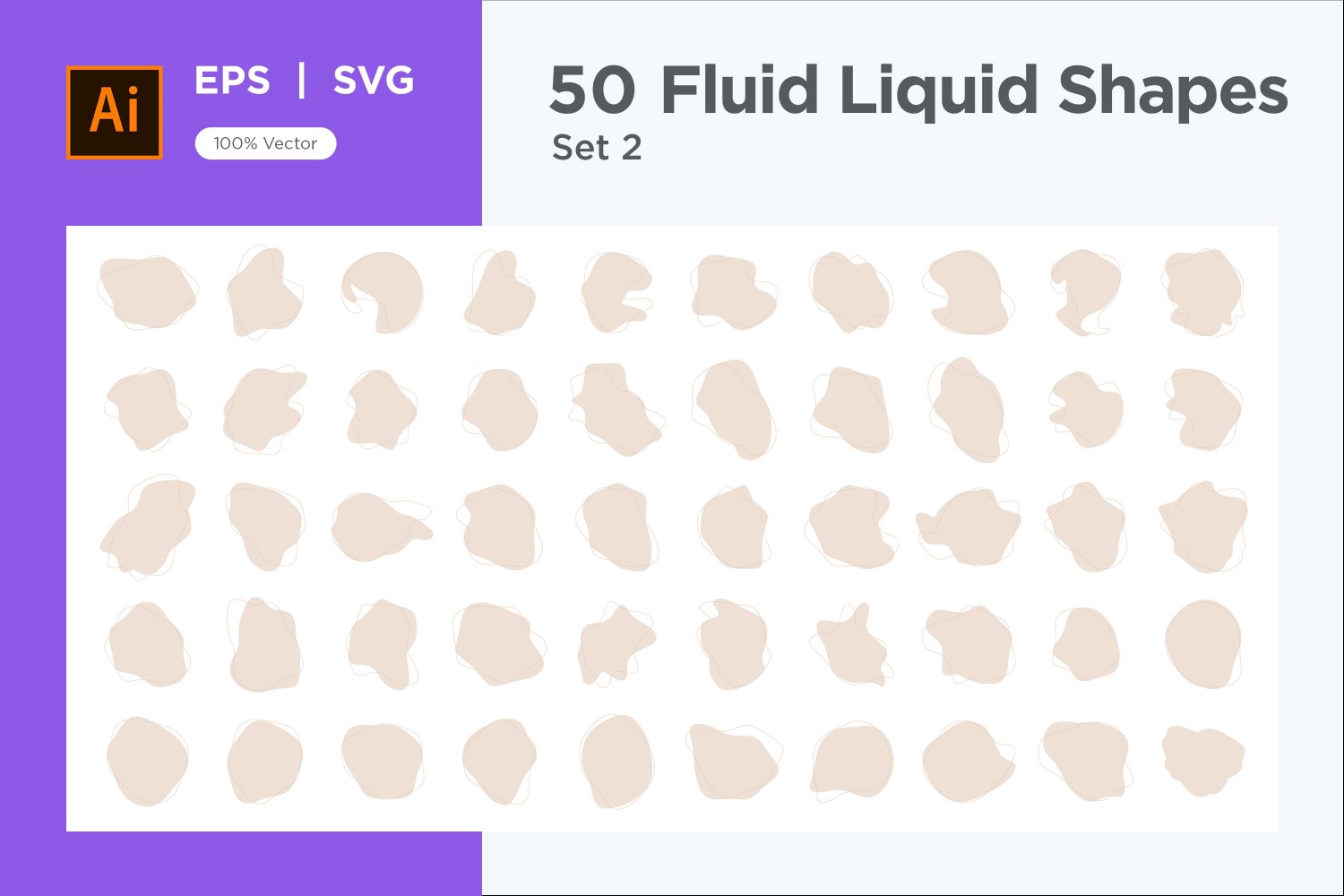 Fluid Liquid Shape V4 50 SET 2