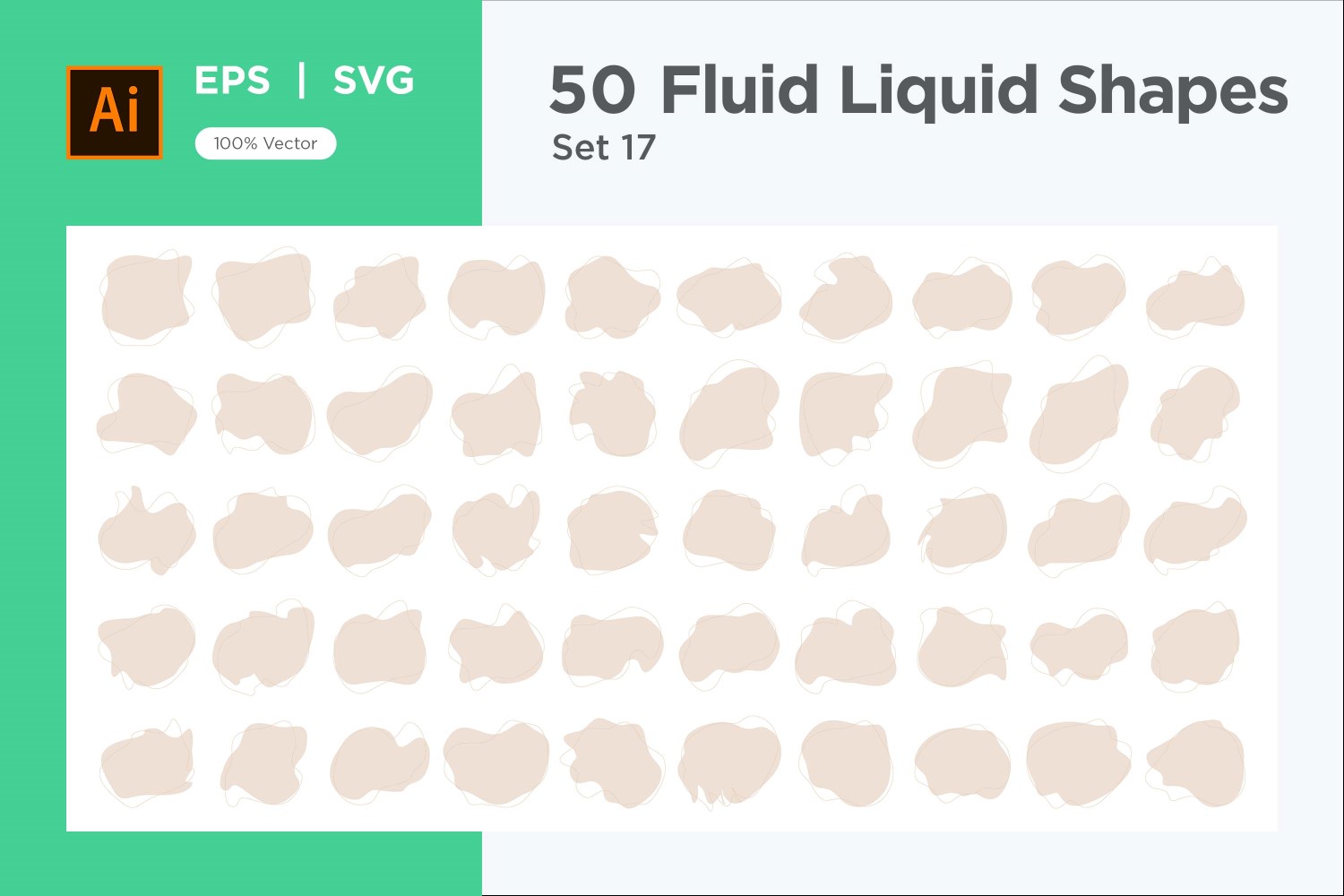 Fluid Liquid Shape V4 50 SET 17