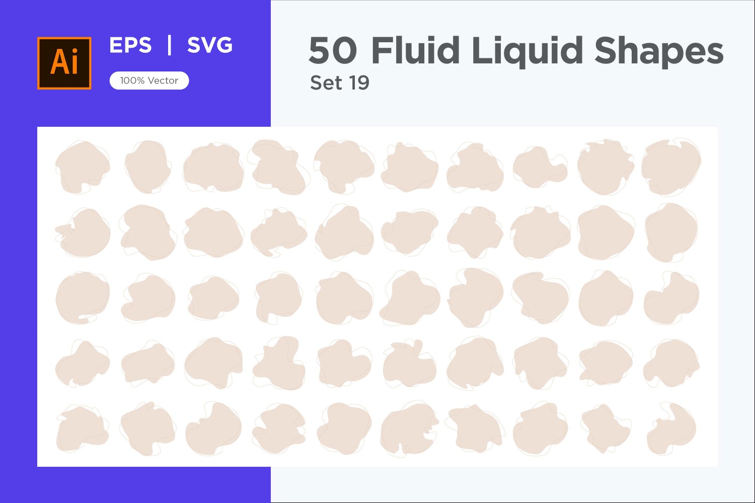 Fluid Liquid Shape V4 50 SET 19