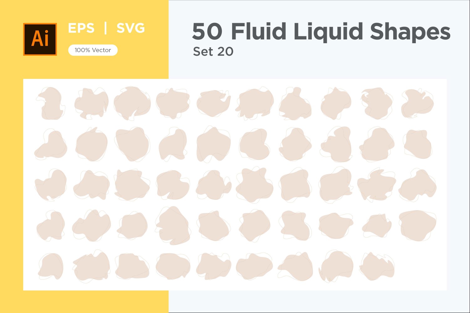 Fluid Liquid Shape V4 50 SET 20