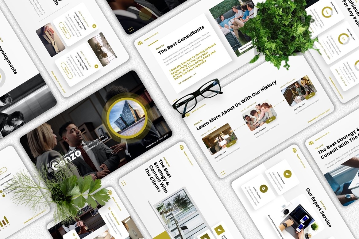 Genzo - Business Consulting Googleslide Templates