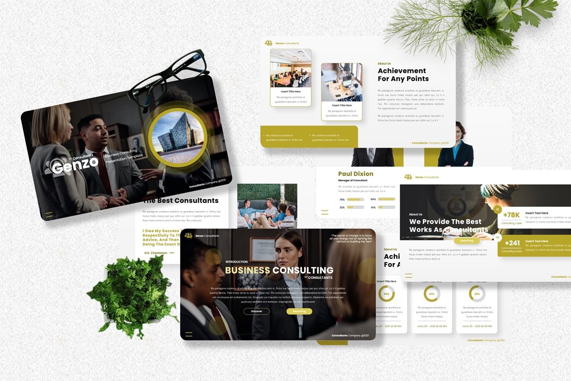 Genzo - Business Consulting Keynote Templates