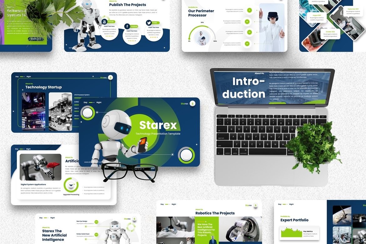 Starex - Technology Powerpoint Template