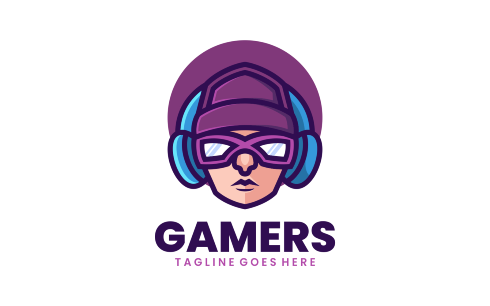 Gamers Mascot Cartoon Logo 1