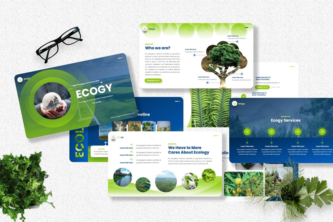 Ecogy - Ecology & Environment Googleslide Template