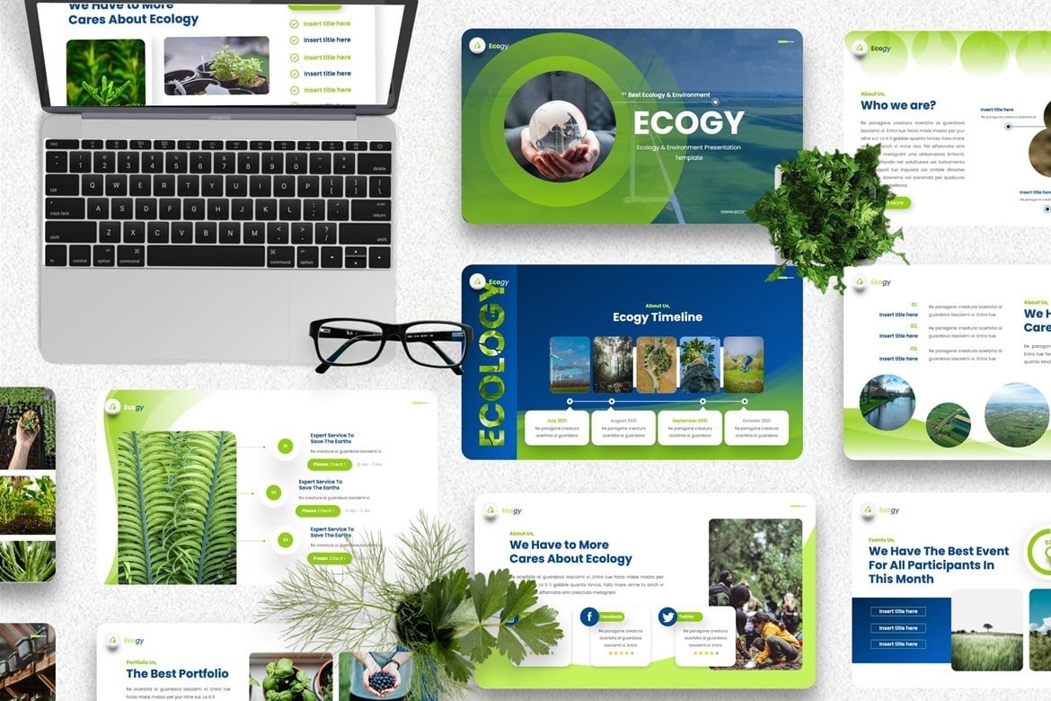 Ecogy - Ecology & Environment Powerpoint Template