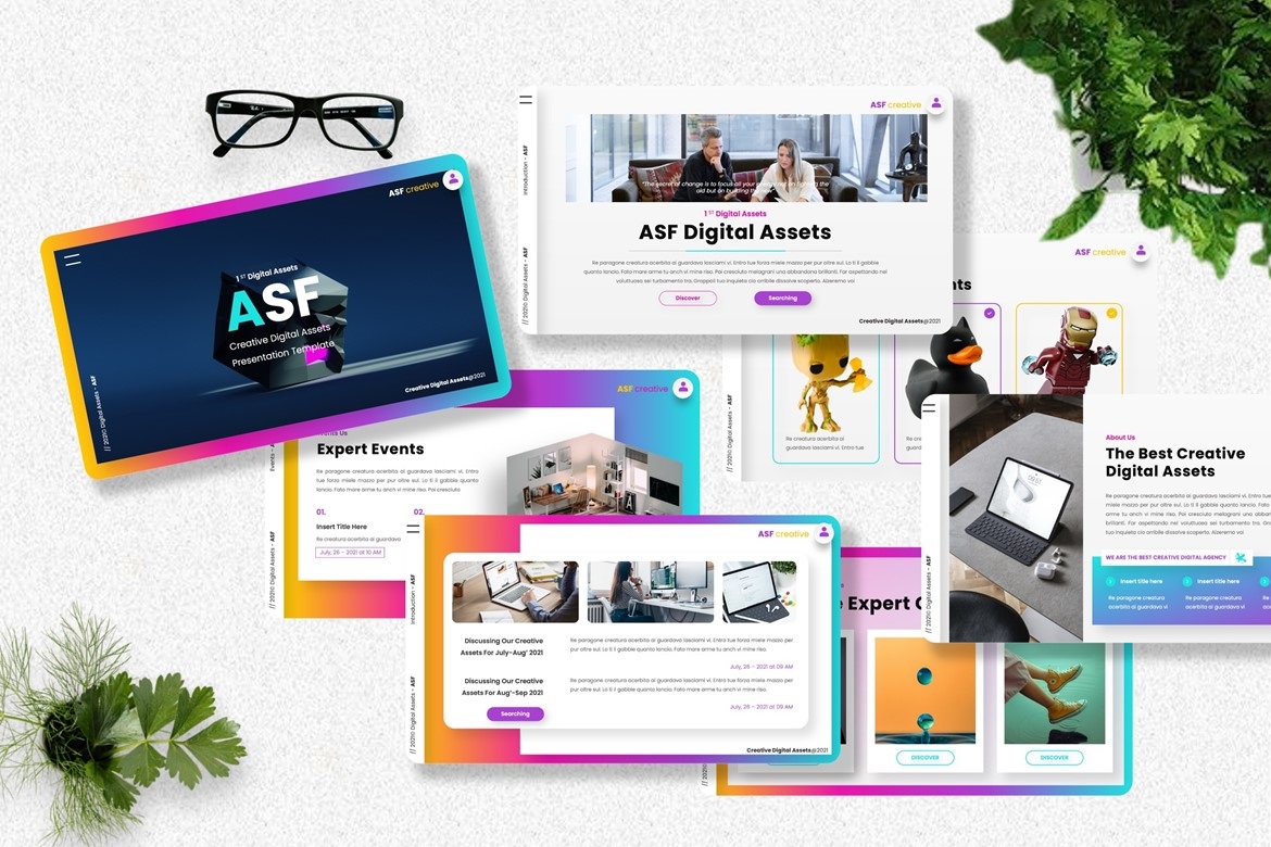 ASF - Creative Digital Assets Powerpoint Template