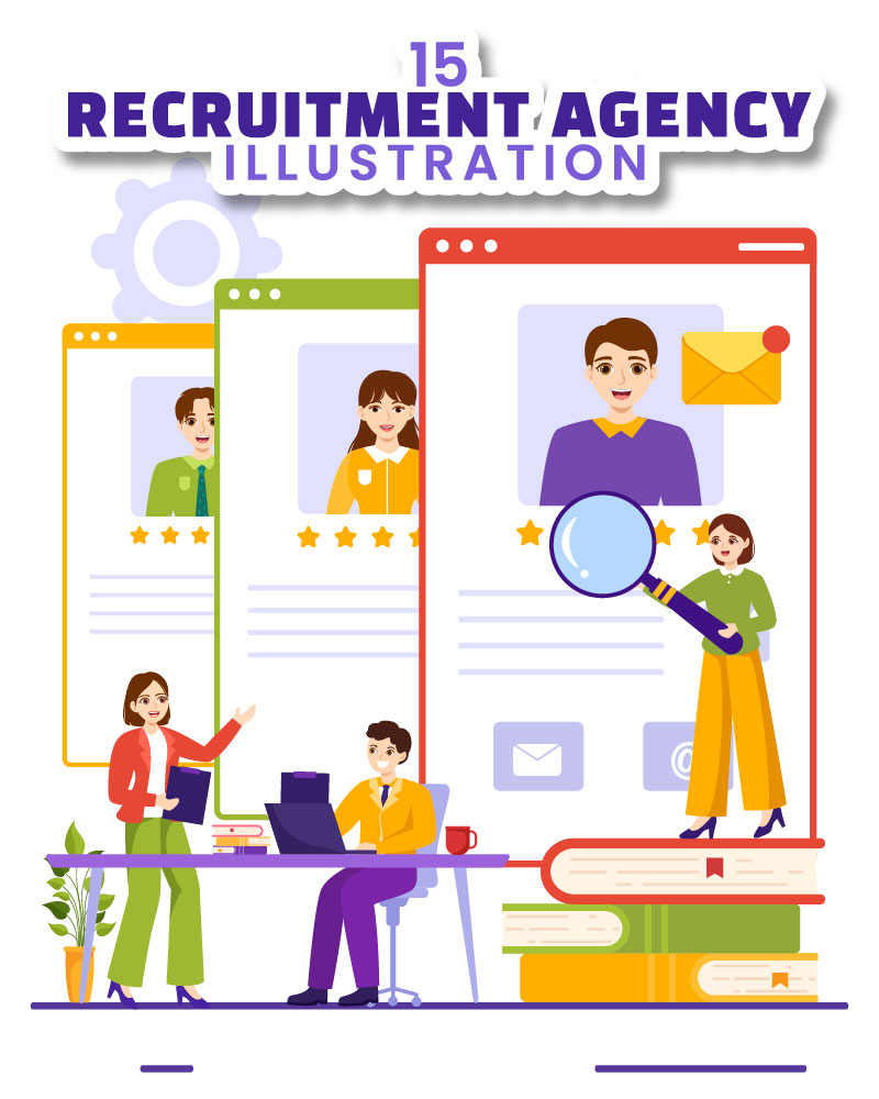 15 Recruitment Agency Illustration