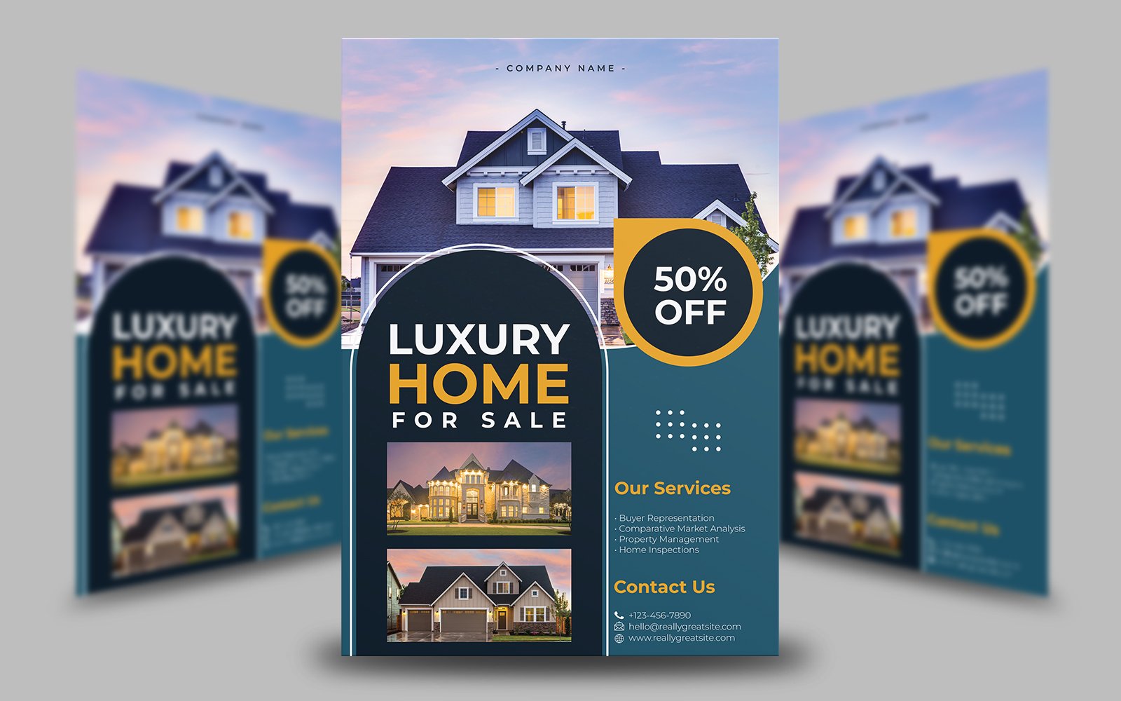 Luxury Home For Sale Flyer Template 2