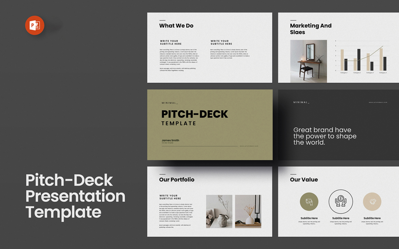 Service Deck Presentation Template