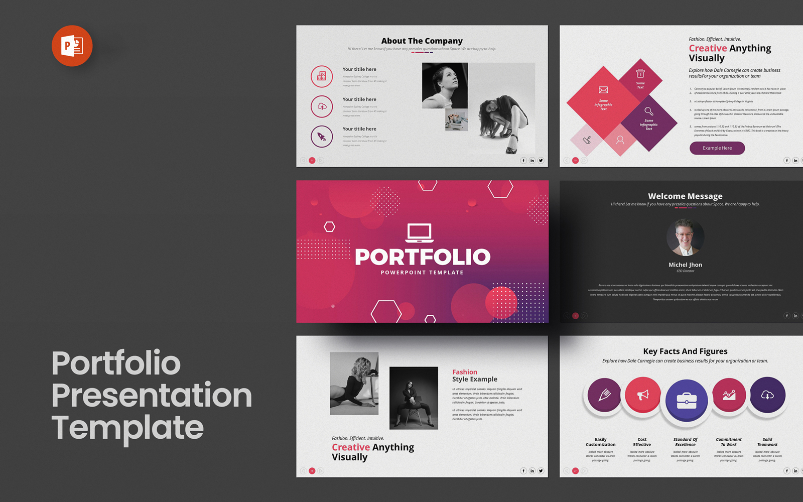 Business Portfolio PowerPoint presentation template