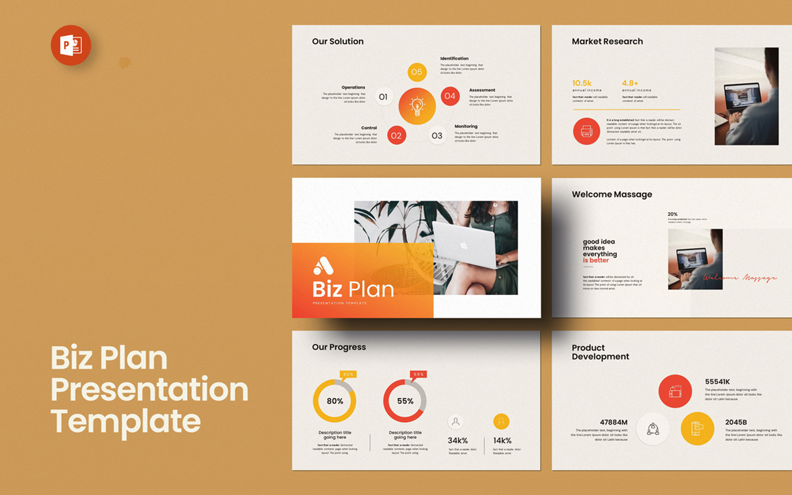 Biz Plan PowerPoint presentation template