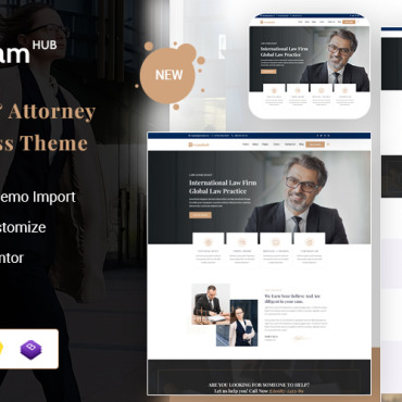Attorney Attorneys WordPress Themes 342418