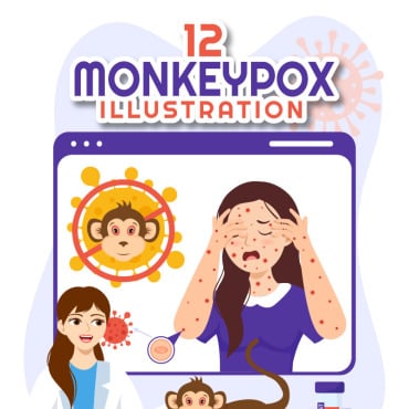 Virus Monkeypox Illustrations Templates 342515