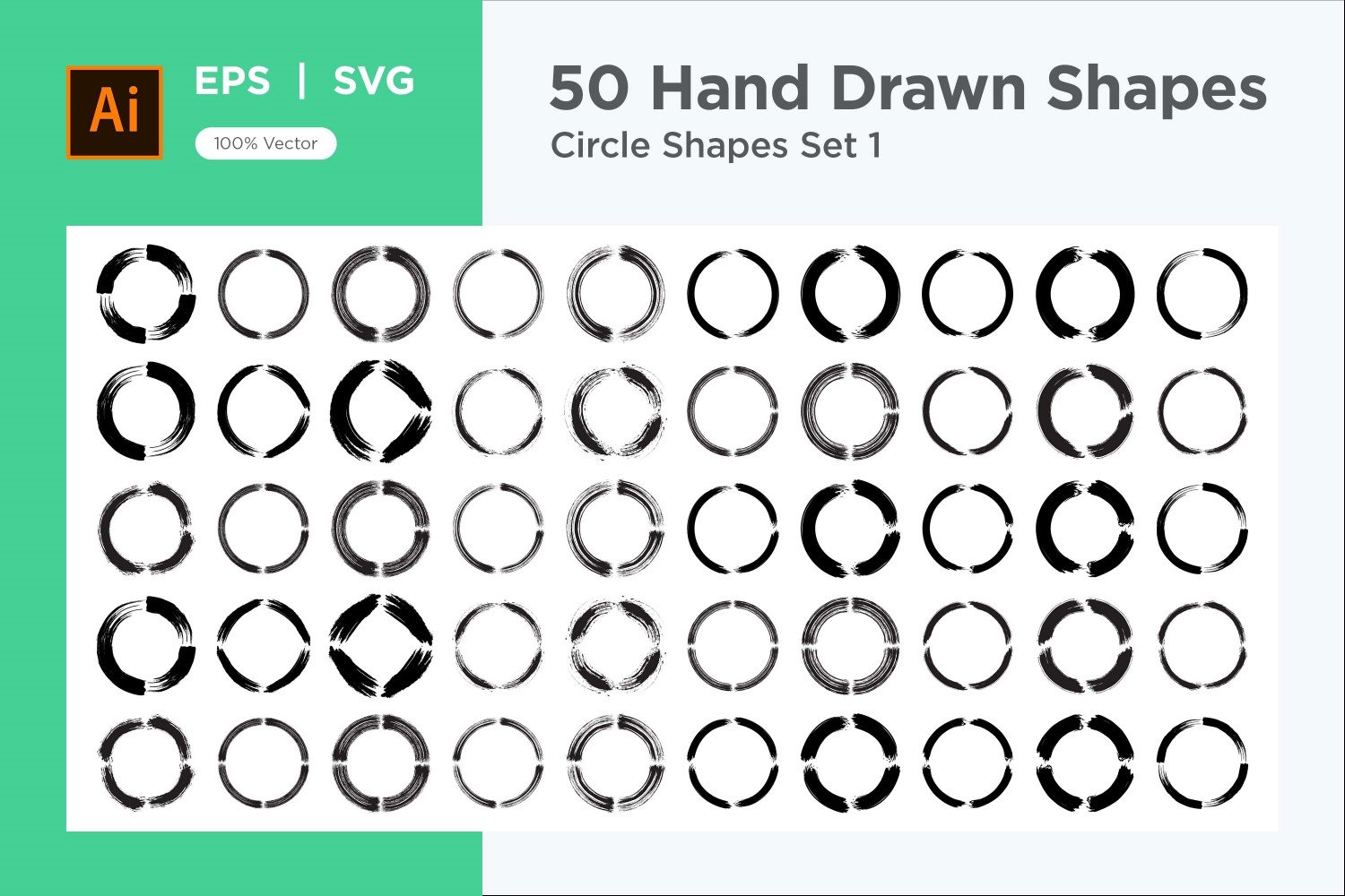 Circle Shape 50_Set V- 01