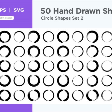 Circle Shape Vectors Templates 342535