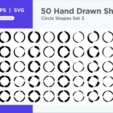 Circle Shape Vectors Templates 342537