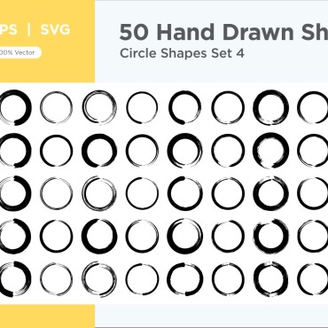 Circle Shape Vectors Templates 342539